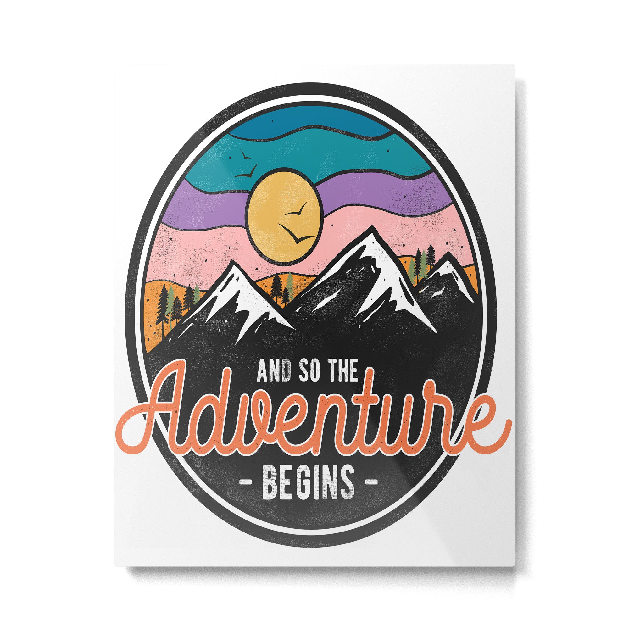 And So The Adventure Begins Metal Print Gallery Image 6