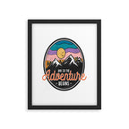 And So The Adventure Begins Framed Art Print Gallery Image 6