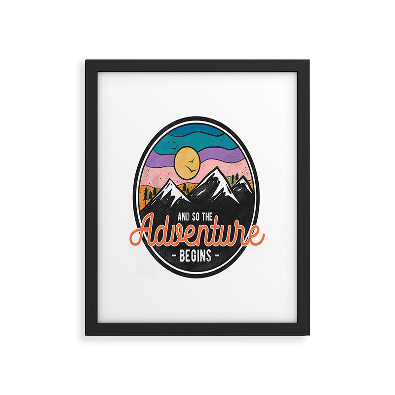 And So The Adventure Begins Framed Art Print Gallery Image 6