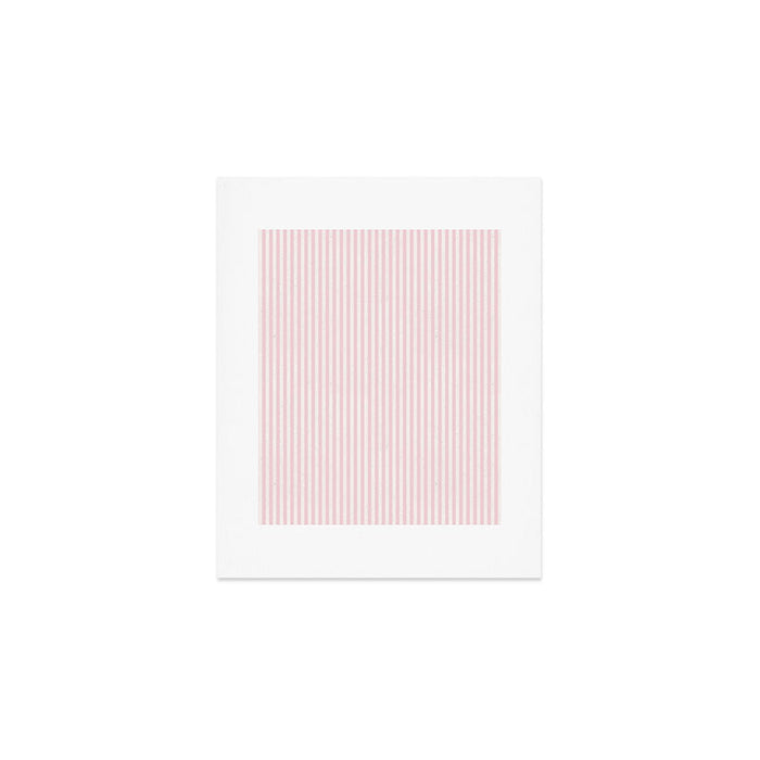 Pink Striped Pattern Art Print Gallery Image 1