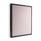 Pink Striped Pattern Framed Canvas Print Gallery Image 2