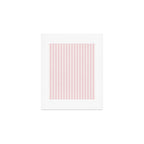 Pink Stripes Art Print Gallery Image 1