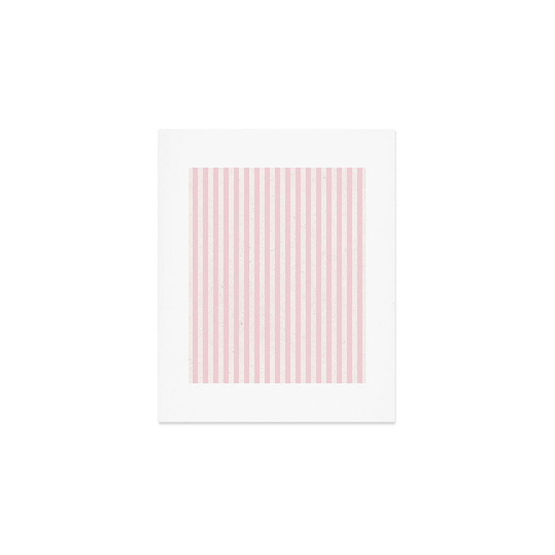 Pink Stripes Art Print Gallery Image 1