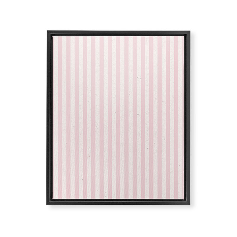 Pink Stripes Framed Canvas Print Gallery Image 8