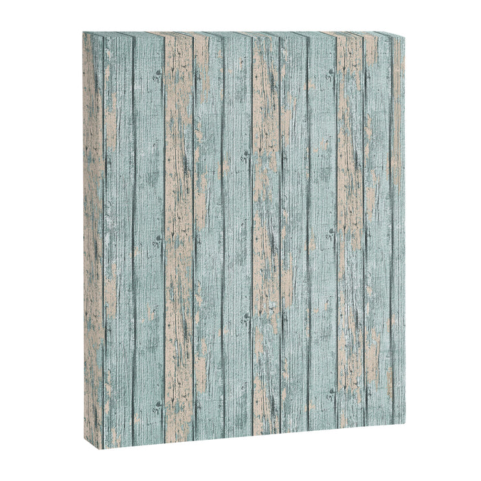Rustic Beach Driftwood Vacation Blue Texture Canvas Print Gallery Image 1