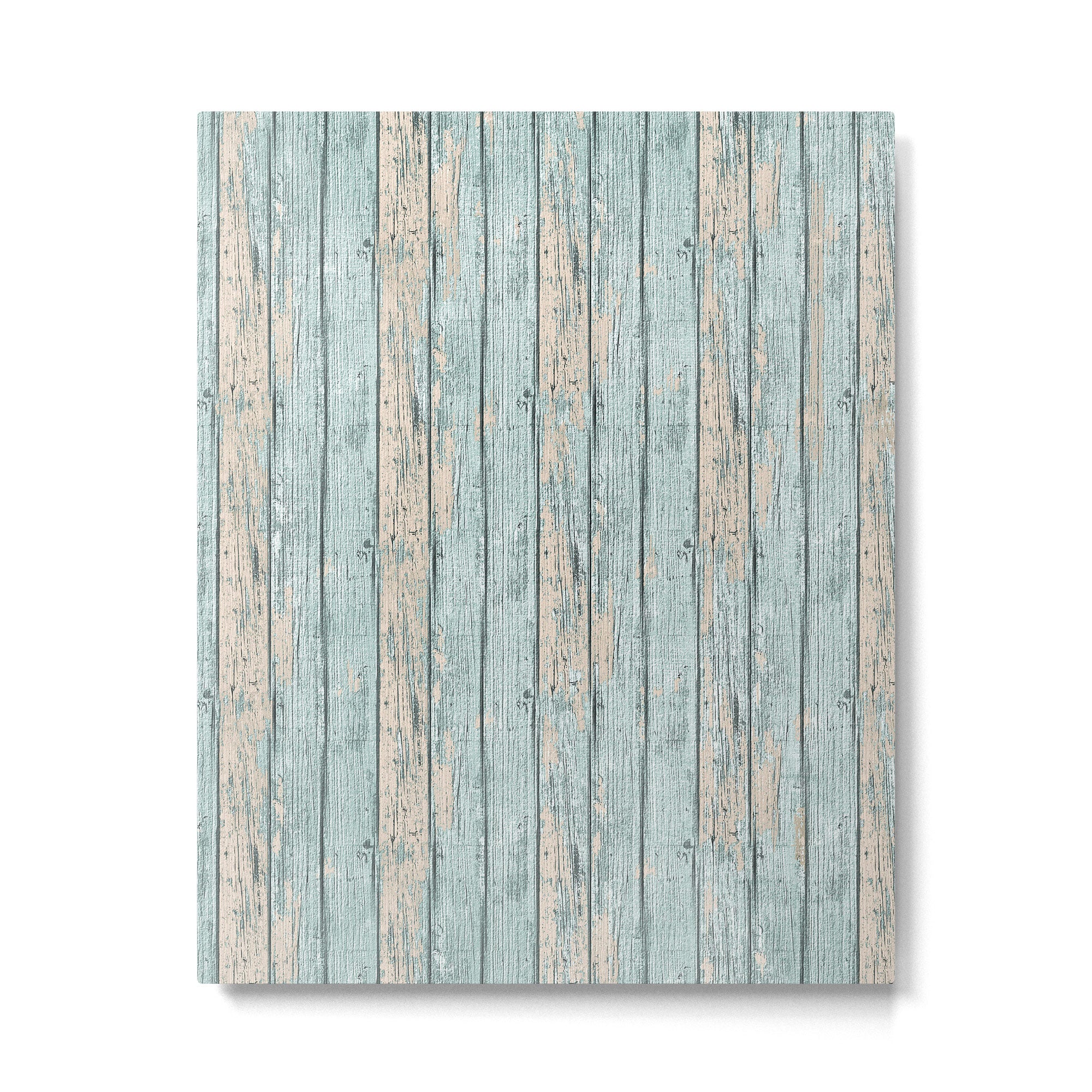 Rustic Beach Driftwood Vacation Blue Texture Metal Print Gallery Image 6