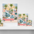 Retro Palm Springs Canvas Print Gallery Image 3
