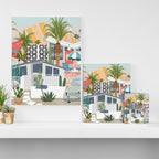 Retro Palm Springs II Canvas Print Gallery Image 3