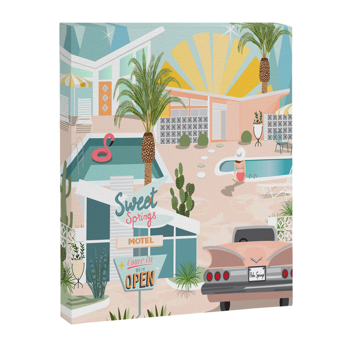 Retro Palm Springs III Canvas Print Gallery Image 1