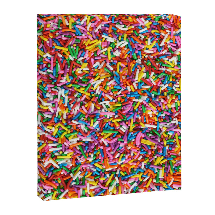 Rainbow Sprinkles Sweet Candy Colorful Canvas Print Gallery Image 1