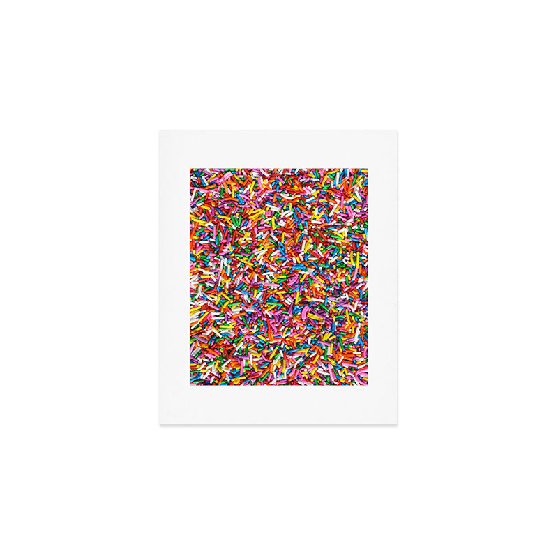 Rainbow Sprinkles Sweet Candy Colorful Art Print Gallery Image 1