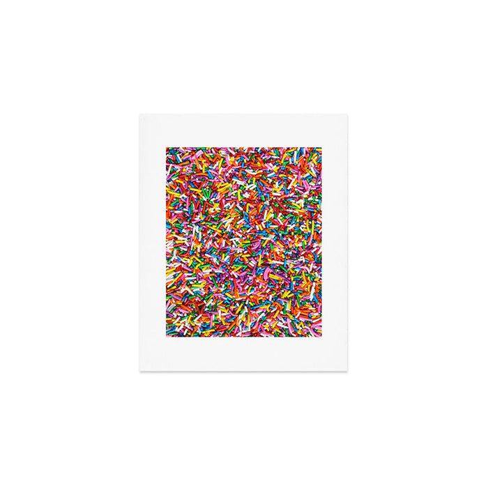 Rainbow Sprinkles Sweet Candy Colorful Art Print Gallery Image 1