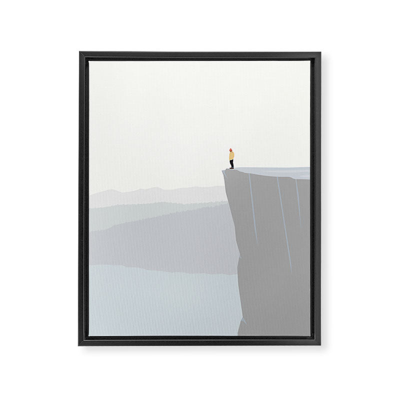 GOD UDSIGT Framed Canvas Print