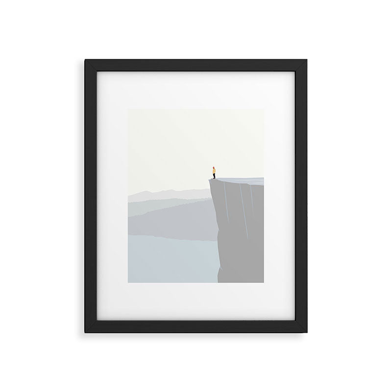 GOD UDSIGT Framed Art Print