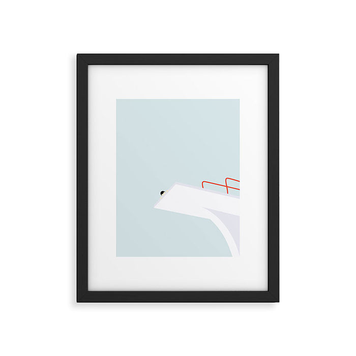 HØJDESKRÆK Framed Art Print Gallery Image 1