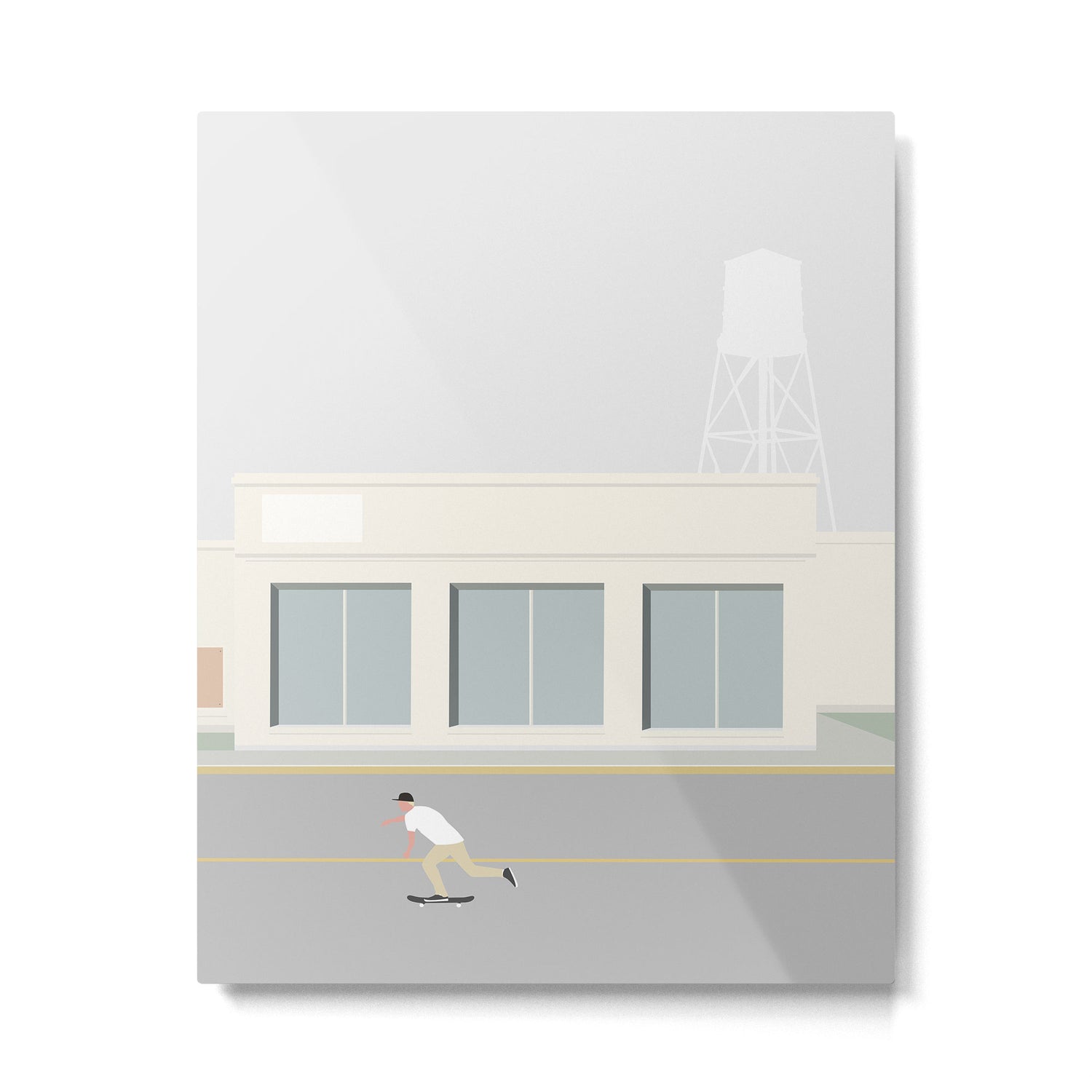 SKATEBOARD TUR Metal Print Gallery Image 4