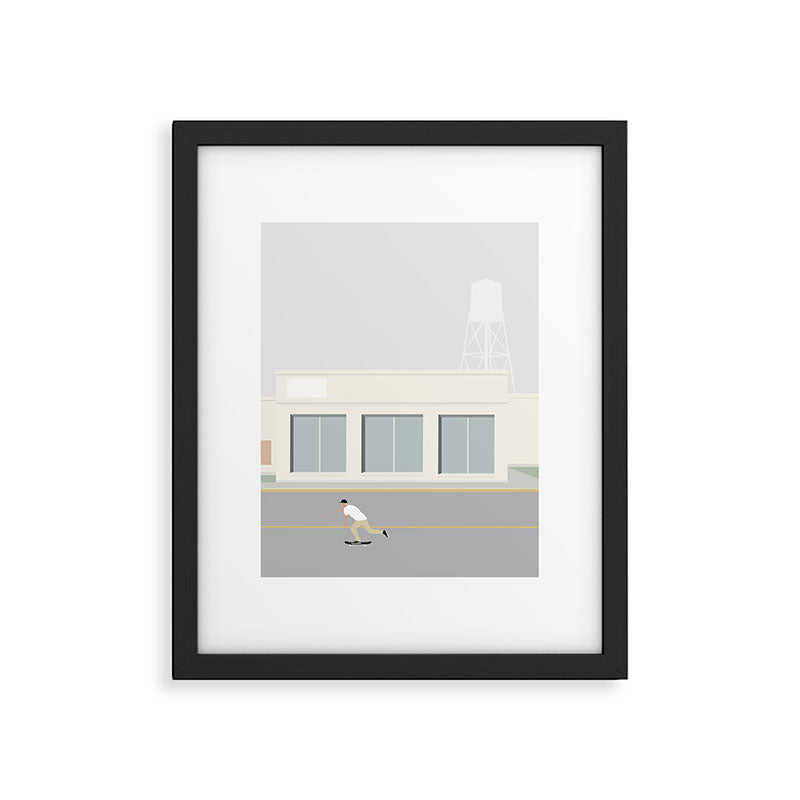 SKATEBOARD TUR Framed Art Print Gallery Image 1