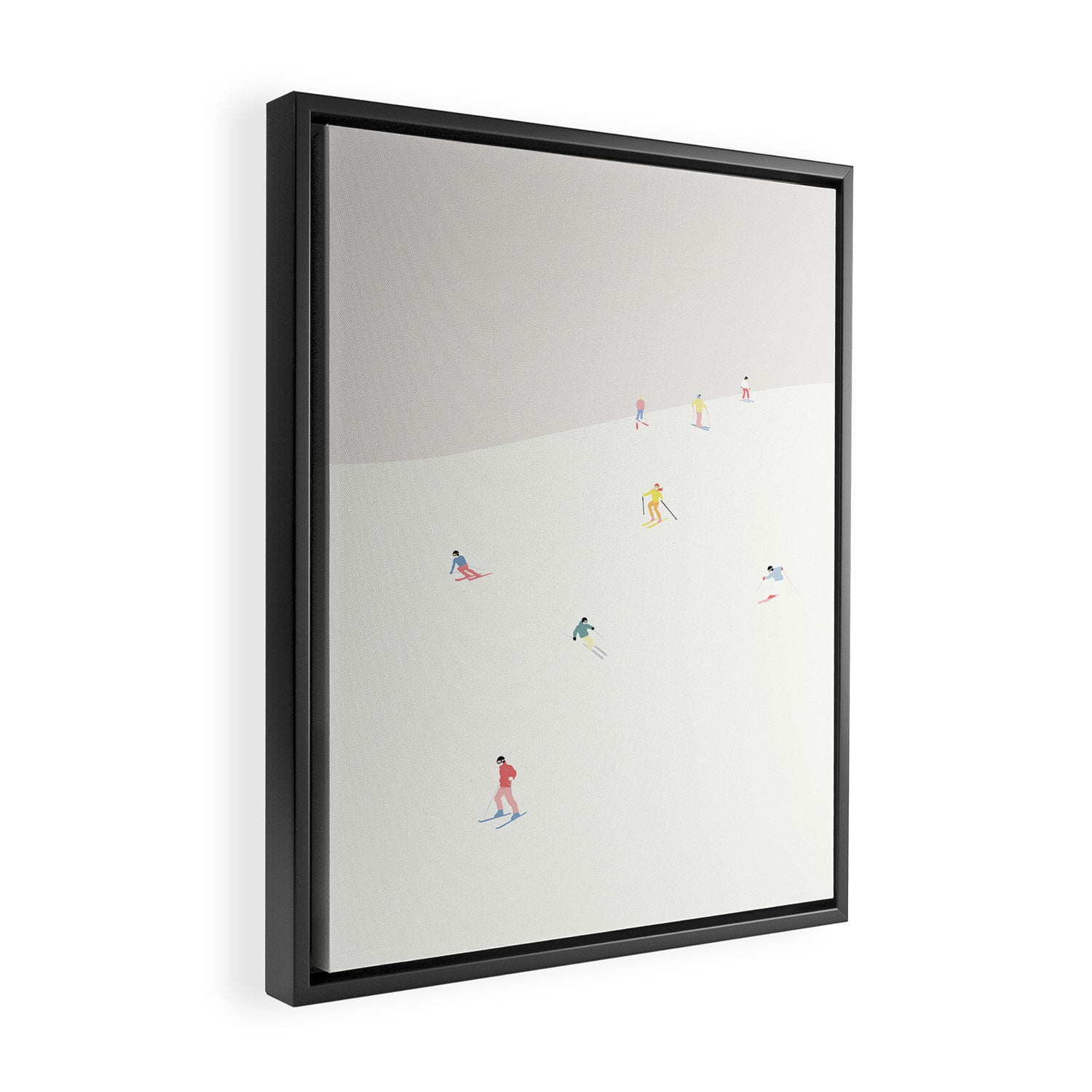 SKIBAKKEN Framed Canvas Print Gallery Image 2