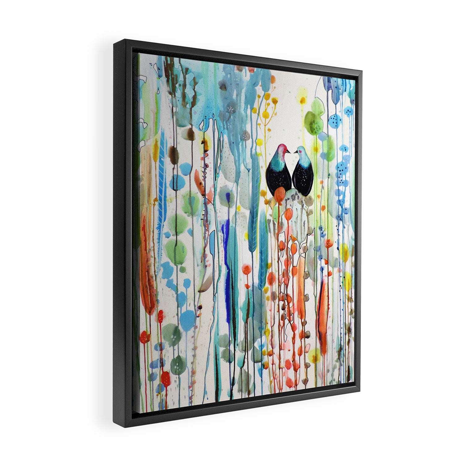 belle histoire Framed Canvas Print Gallery Image 2