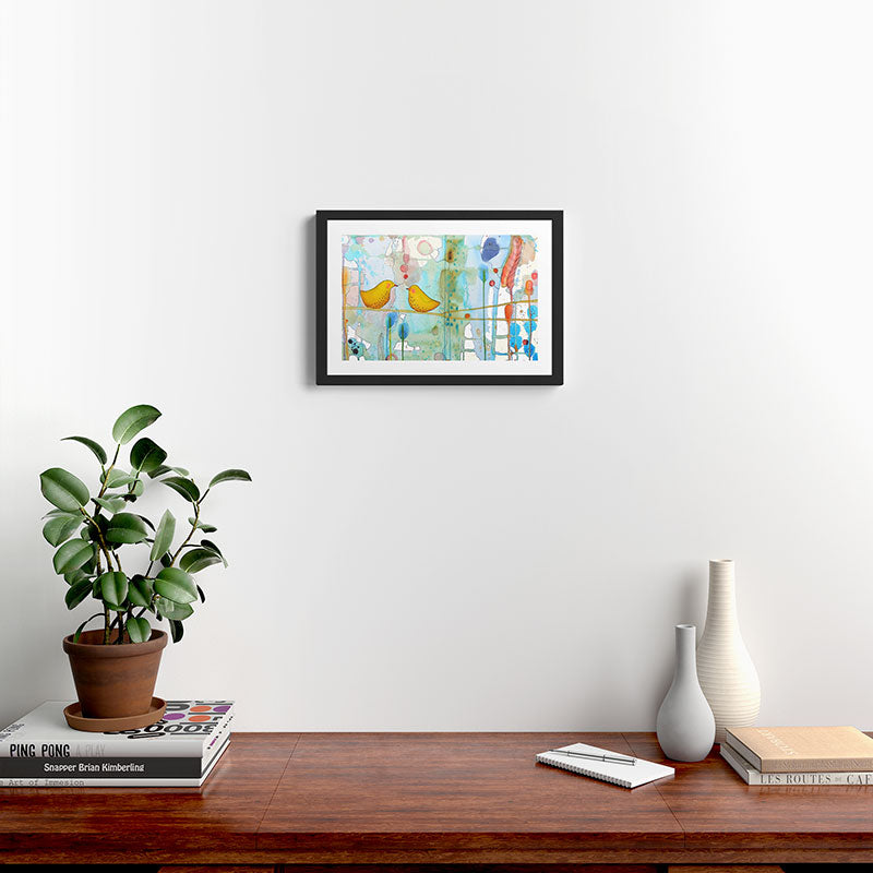 dans chaque coeur Framed Art Print Gallery Image 2