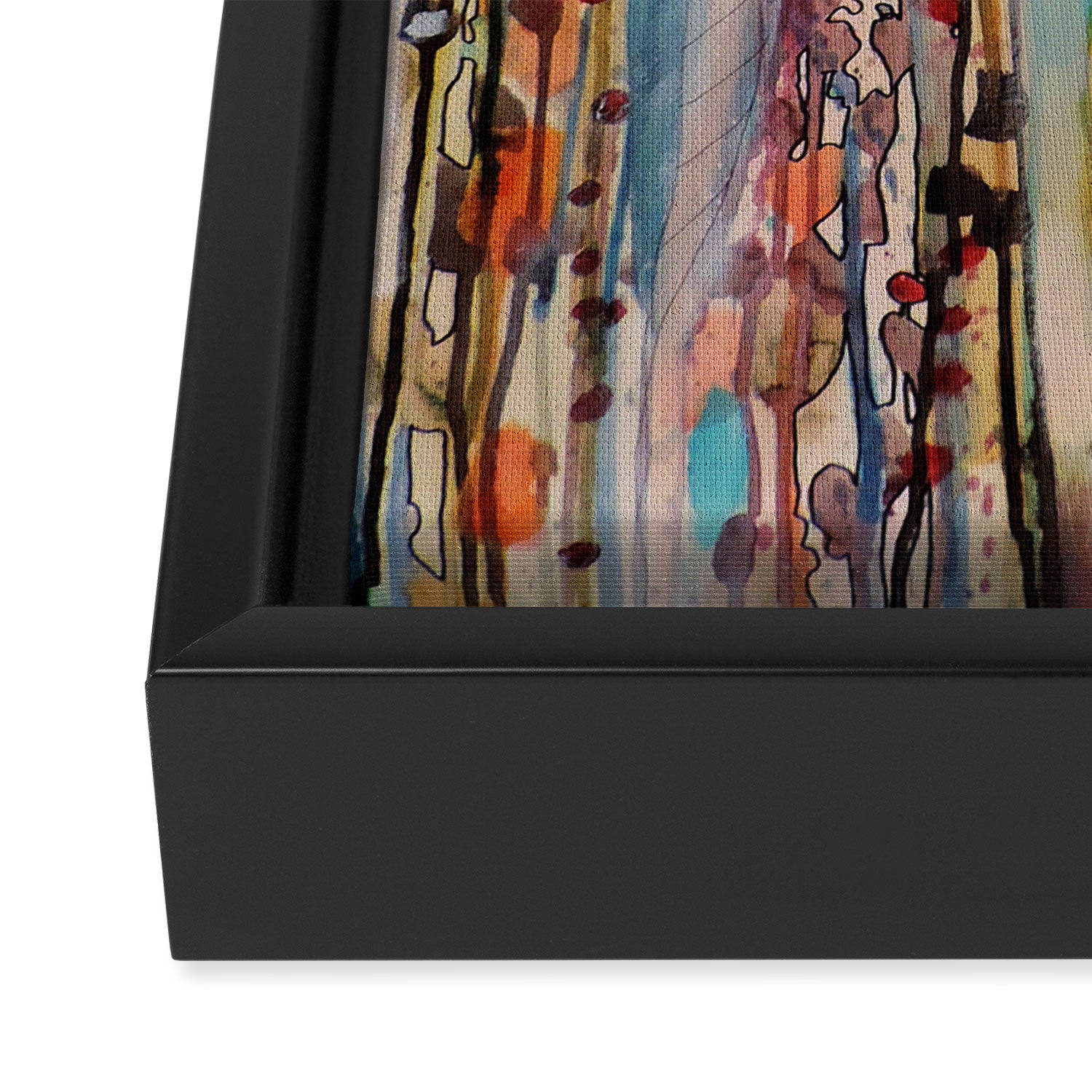 la vie comme un passage Framed Canvas Print Gallery Image 3