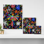 pajaros Otomi Canvas Print Gallery Image 3