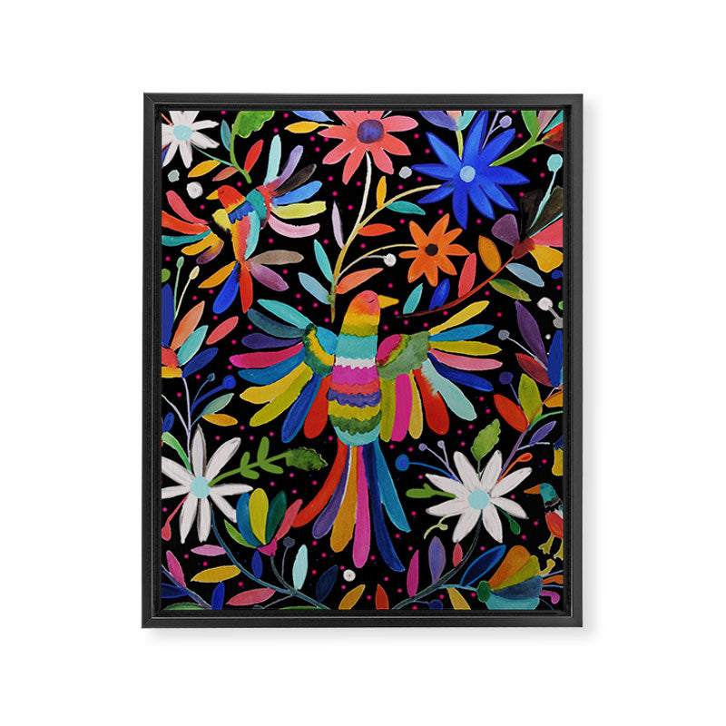 pajaros Otomi Framed Canvas Print Gallery Image 8