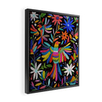 pajaros Otomi Framed Canvas Print Gallery Image 2