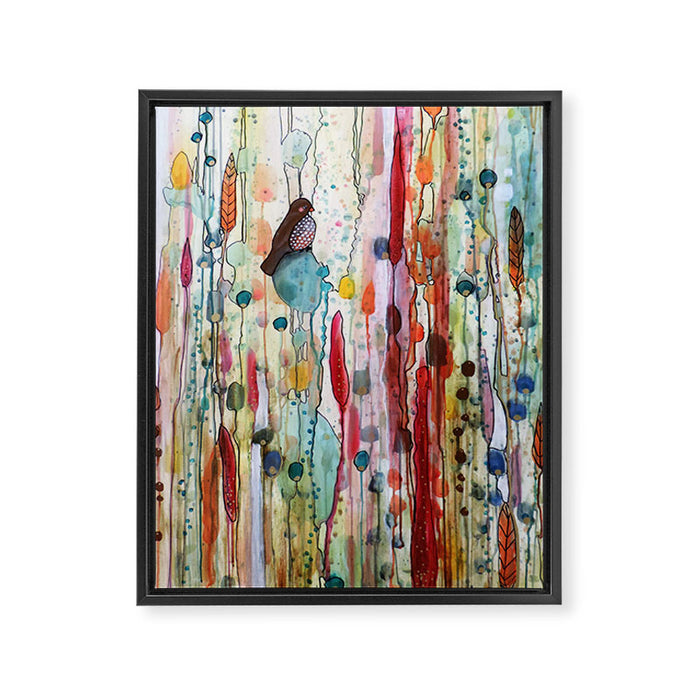 sur la route Framed Canvas Print Gallery Image 1