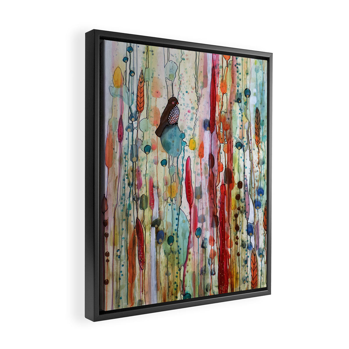 sur la route Framed Canvas Print Gallery Image 2