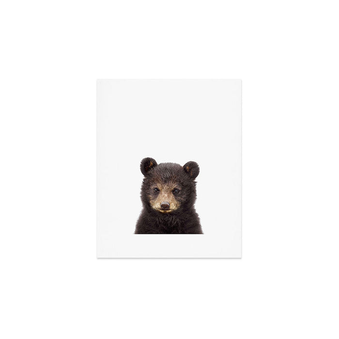 Baby Bear, Bear Cub, Kids Art, Baby Animals Art Print By Synplus Art Print Gallery Image 1