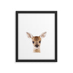 Baby Deer, Woodland Animals, Kids Art, Baby Animals Art Print By Synplus Framed Art Print Gallery Image 5