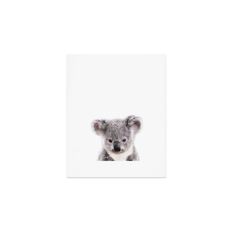 Baby Koala, Art for Kids, Nursery Art, Baby Animals Art Print By Synplus Art Print Gallery Image 1