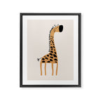 Nursery Wall Art, Safari Nursery Prints, Neutral Nursery Decor, Giraffe  Print Framed Canvas Print Gallery Image 6