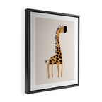 Nursery Wall Art, Safari Nursery Prints, Neutral Nursery Decor, Giraffe  Print Framed Canvas Print Gallery Image 2