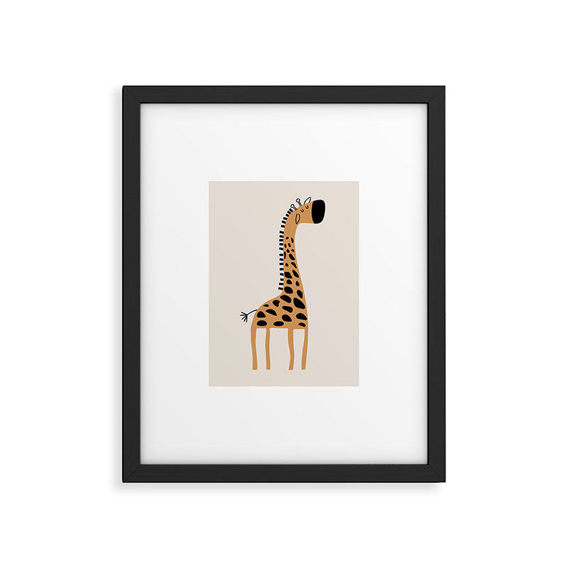 Nursery Wall Art, Safari Nursery Prints, Neutral Nursery Decor, Giraffe  Print Framed Art Print Gallery Image 5