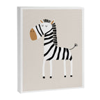 Nursery Wall Art, Safari Nursery Prints, Neutral Nursery Decor, Zebra Print Canvas Print Gallery Image 6