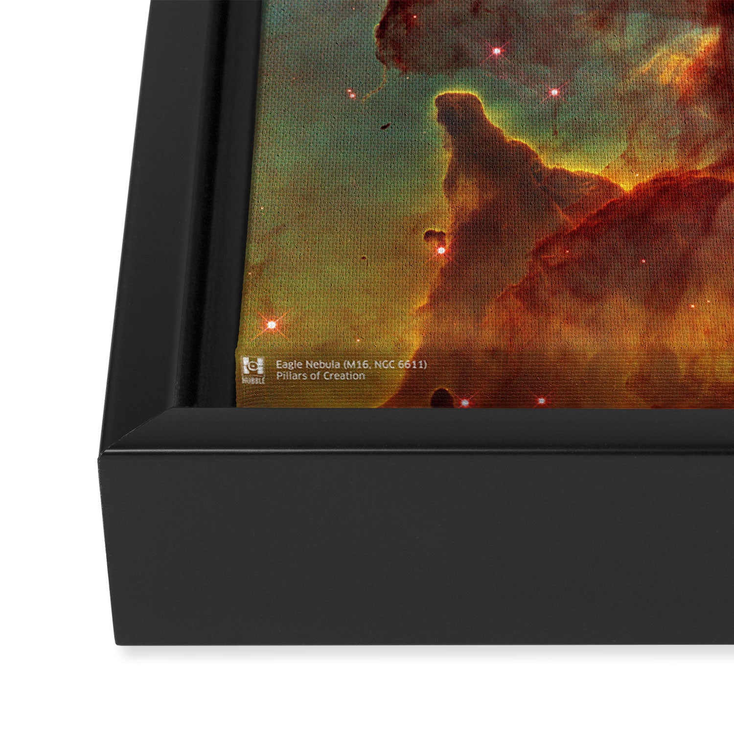 Hubble Telescope: Pillars of Creation Framed Canvas Print Gallery Image 3