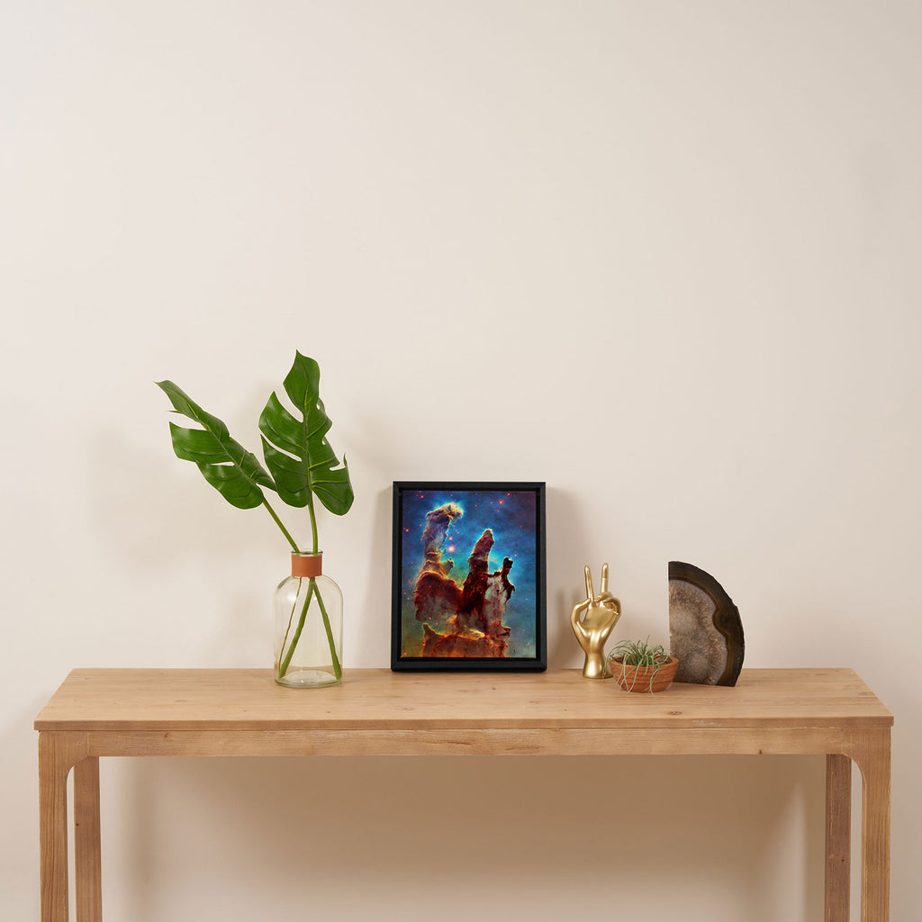 Hubble Telescope: Pillars of Creation Framed Canvas Print Gallery Image 4