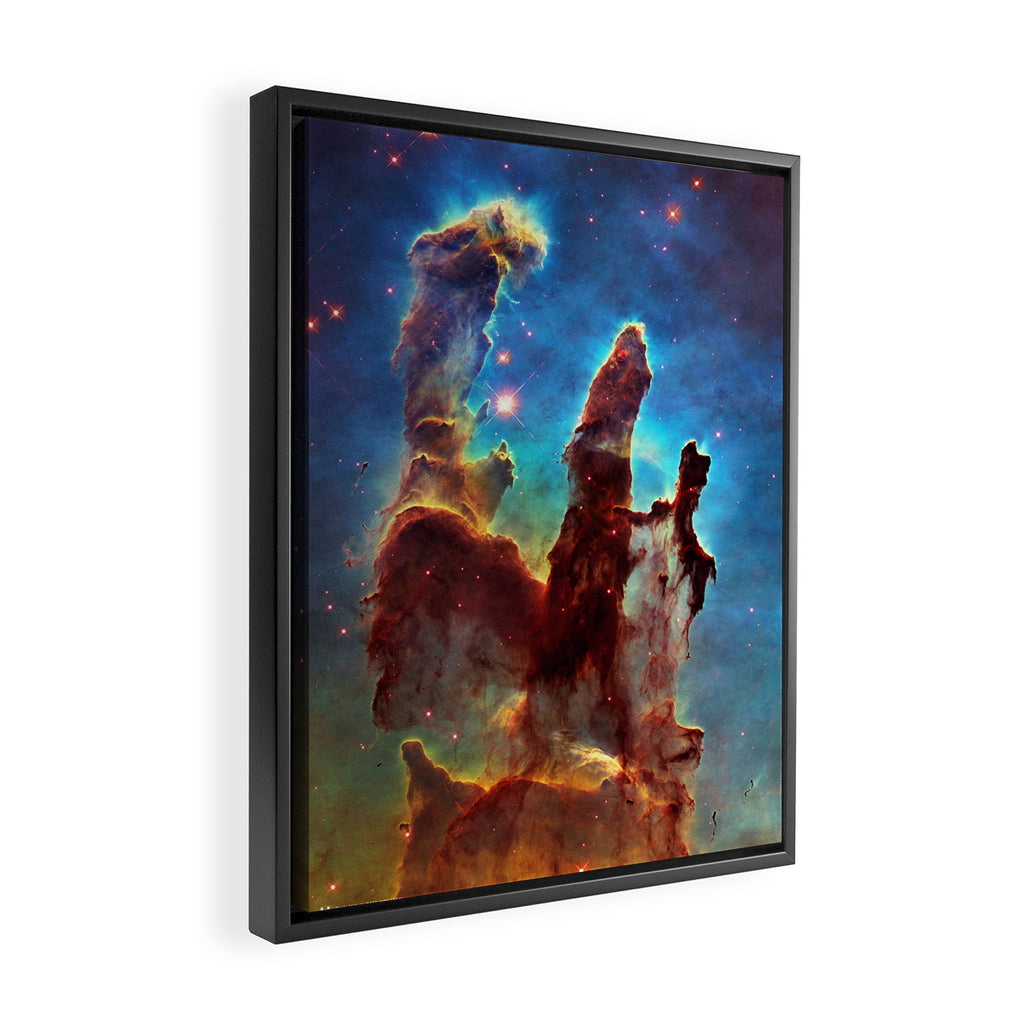 Hubble Telescope: Pillars of Creation Framed Canvas Print Gallery Image 2