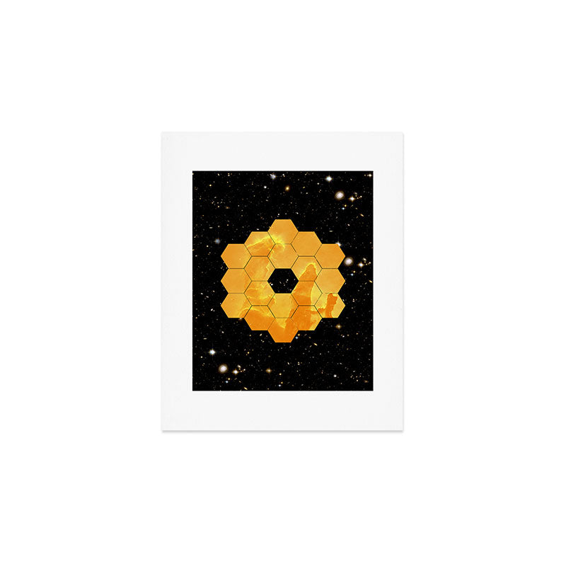 James Webb Space Telescope JWST NASA â space poster Art Print Gallery Image 1