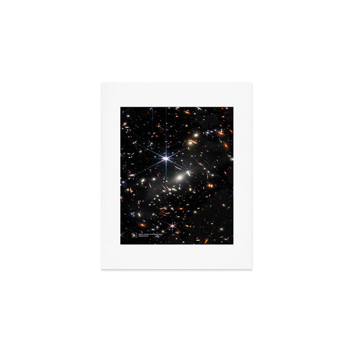 James Webb's First Deep Field (James Webb/JWST) â space poster Art Print Gallery Image 1