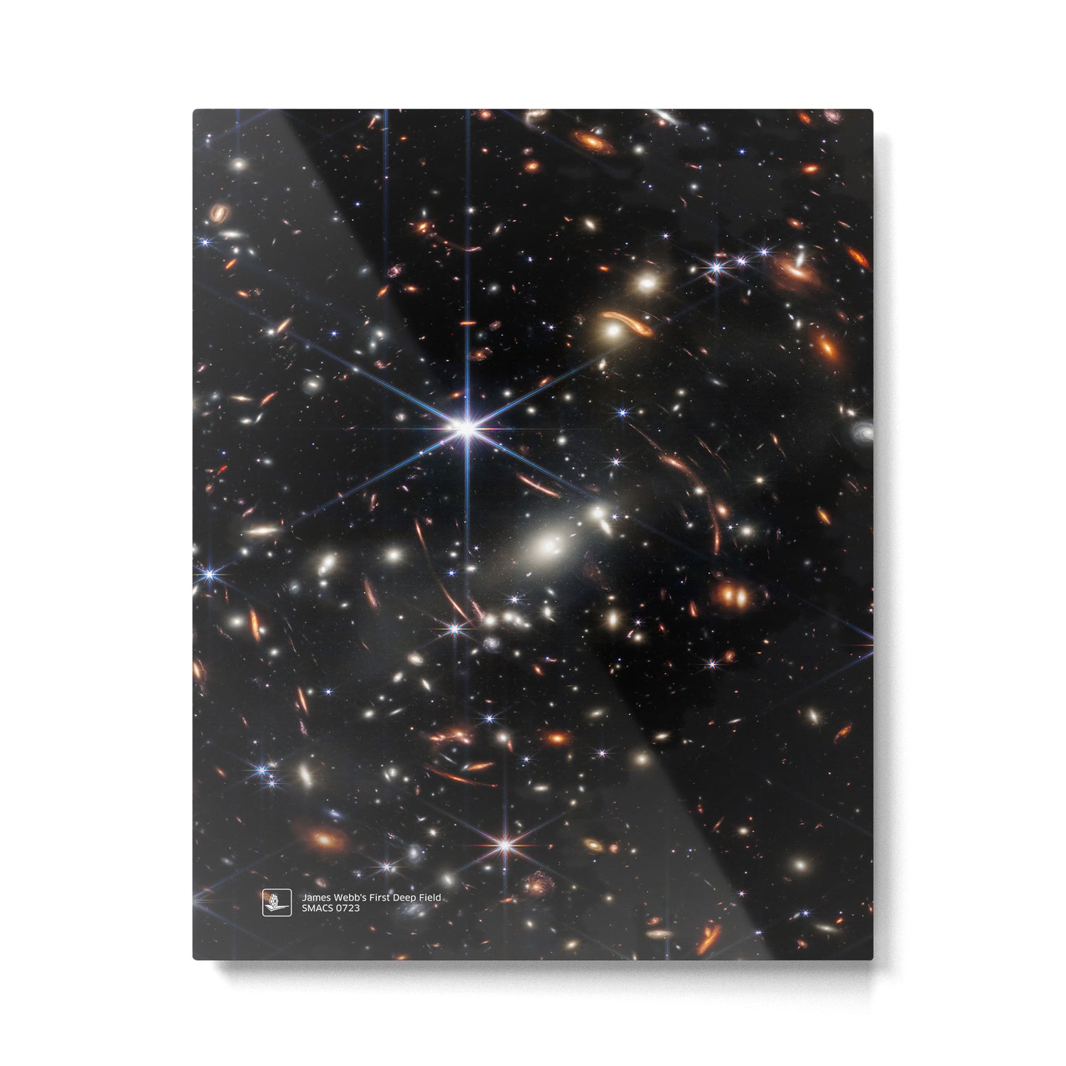 James Webb's First Deep Field (James Webb/JWST) â space poster Metal Print Gallery Image 4