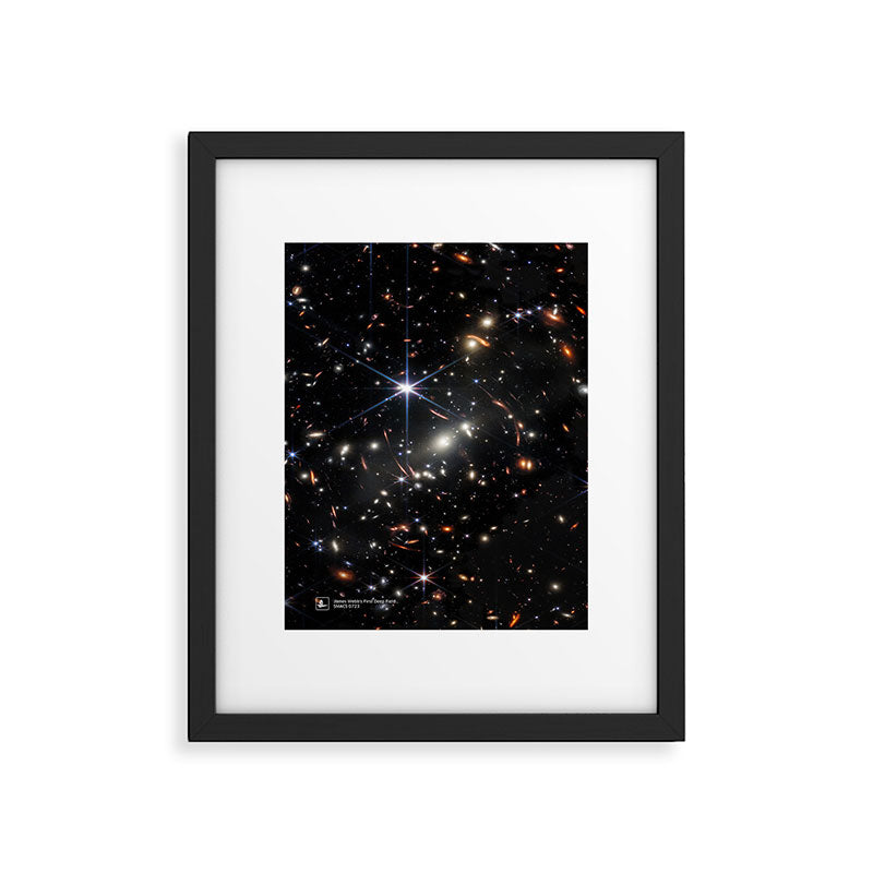 James Webb's First Deep Field (James Webb/JWST) â space poster Framed Art Print Gallery Image 5