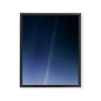 Pale Blue Dot â Voyager 1 (2020 revision) Framed Canvas Print Gallery Image 6