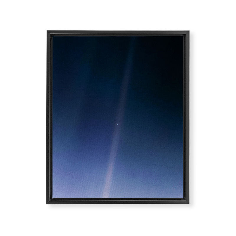 Pale Blue Dot â Voyager 1 (2020 revision) Framed Canvas Print Gallery Image 6