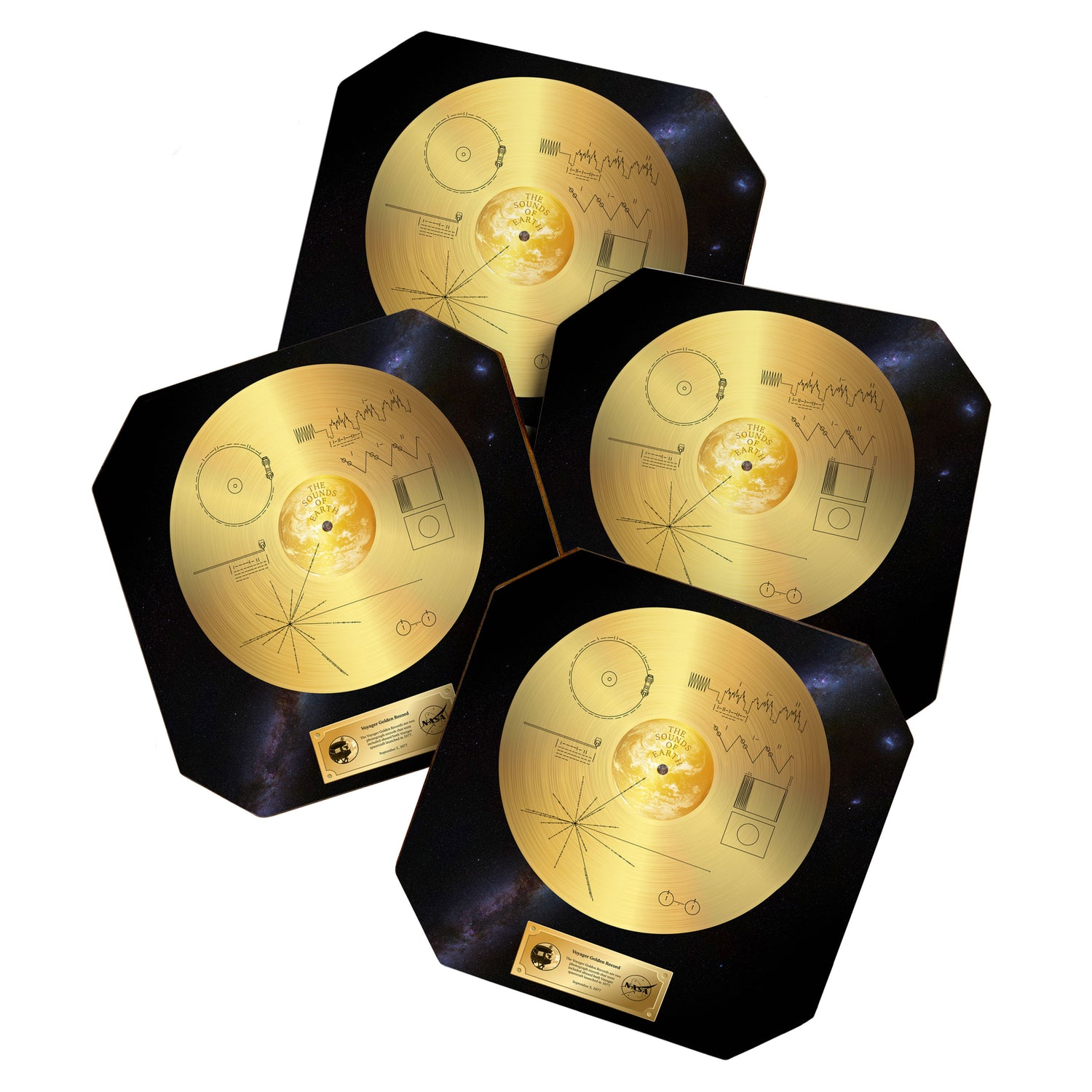 Voyager 1 Golden Record #1 Coaster Gallery Image 1