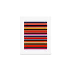 Orange Sarape Saltillo Art Print Gallery Image 1