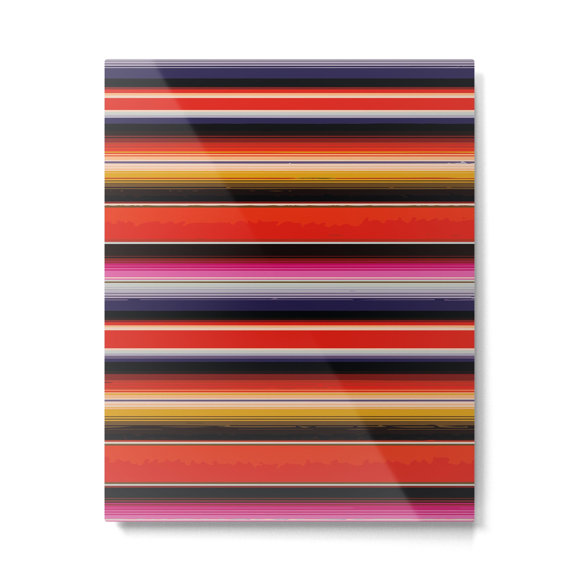 Orange Sarape Saltillo Metal Print Gallery Image 6