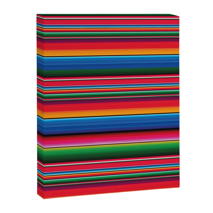 Serape Saltillo Red Canvas Print Gallery Image 1